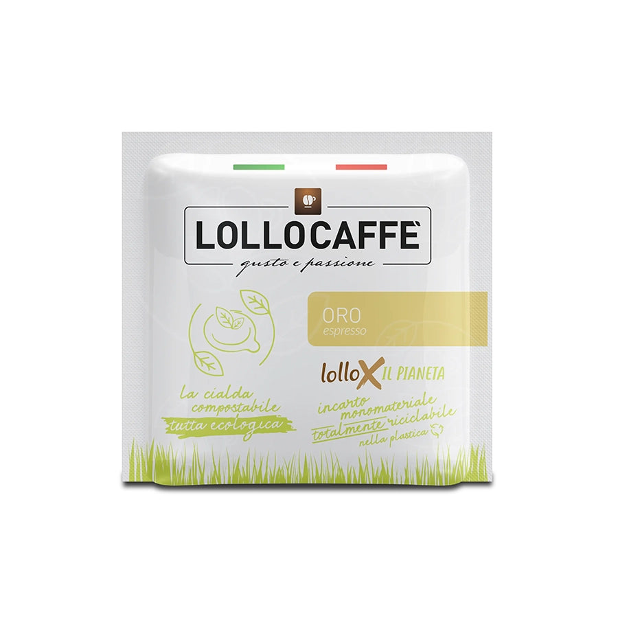 Cialde E.s.e. 44 mm Caffè Lollo miscela ORO