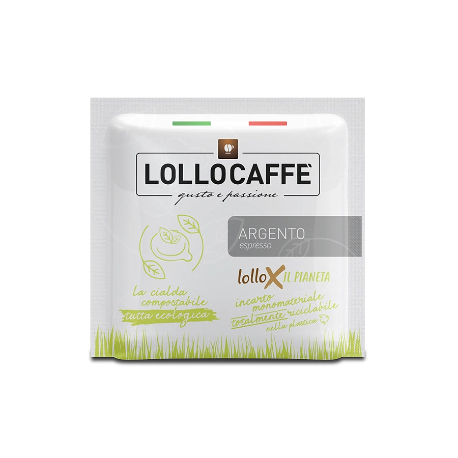 Cialde E.s.e. 44 mm Caffè Lollo miscela ARGENTO