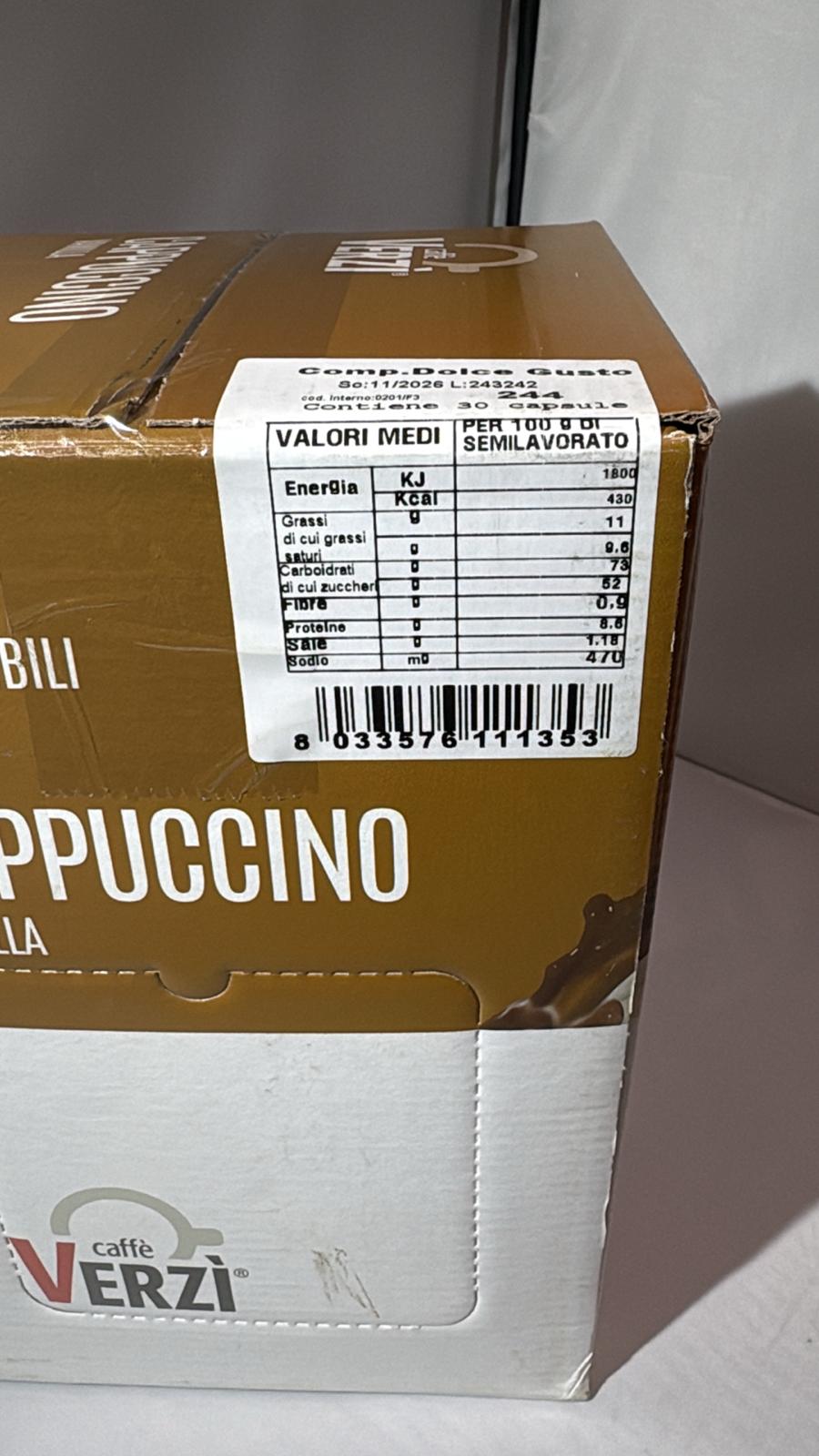 VERZI CAPPUCCINO VANILLA 30 CAPSULE