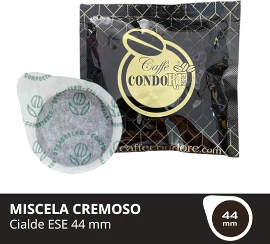 Caffè CondoRE' Cialde ESE 44mm 1 Box DA 50 pz Miscela Cremoso Artigianale Siciliano Torrefatto da Maestri