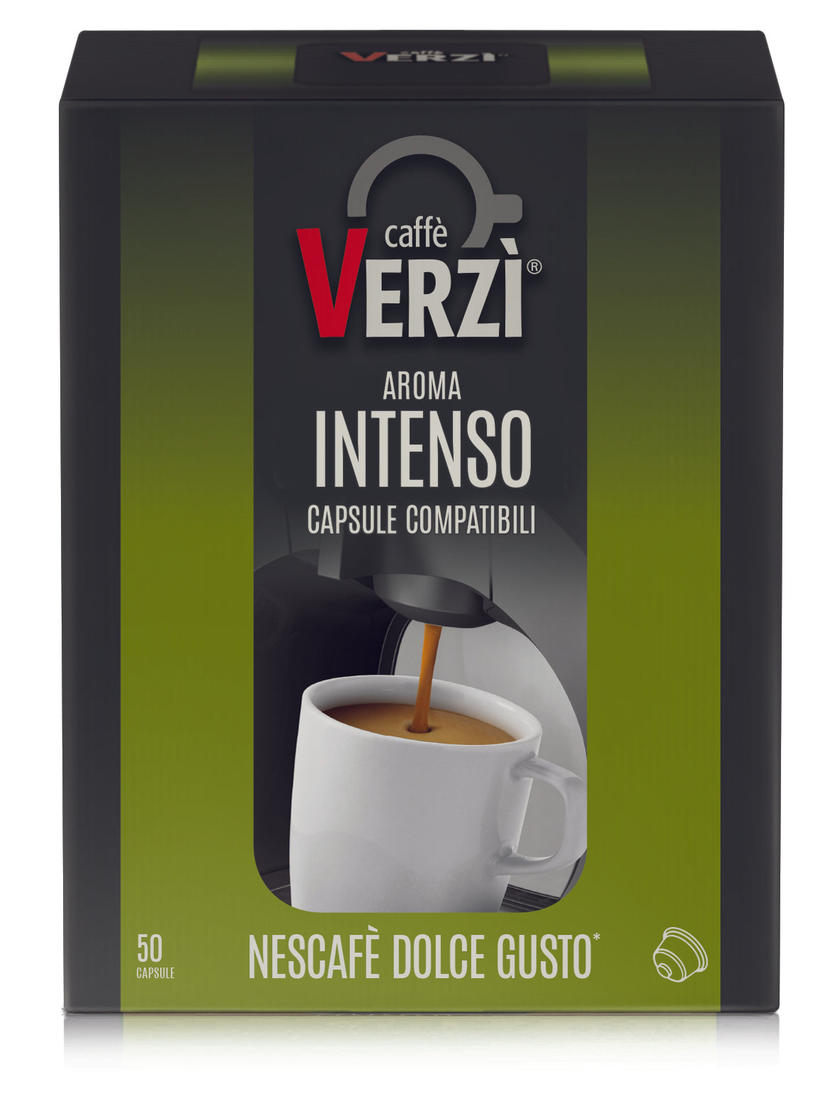 50 Capsule Caffè Verzi compatibile Dolce Gusto miscela AROMA INTENSO