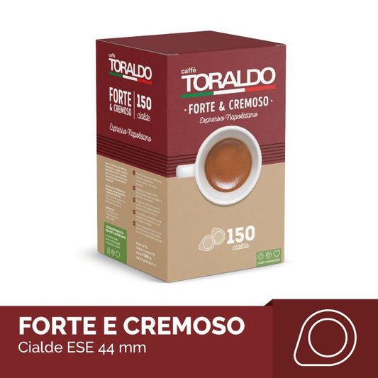 Cialde E.s.e. 44 mm Caffè Toraldo miscela FORTE & CREMOSA