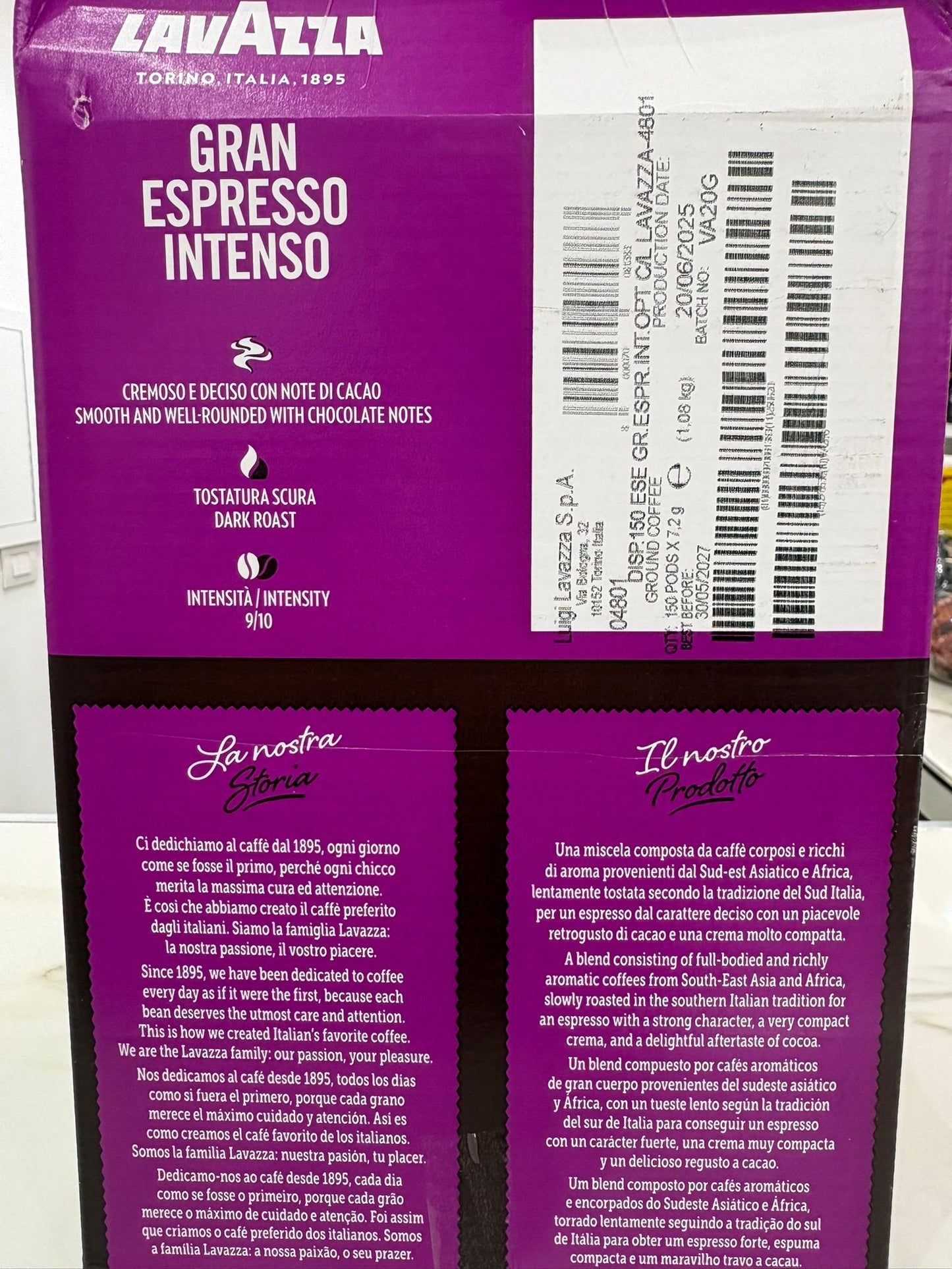 150 CIALDE CAFFE' LAVAZZA GRAND ESPRESSO INTENSO