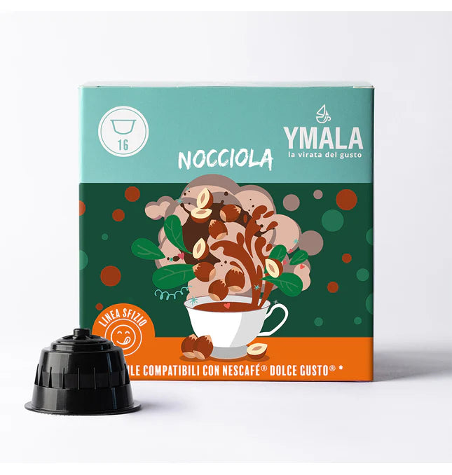 Capsule Compatibili Nescafè Dolce Gusto Ymala NOCCIOLA 16