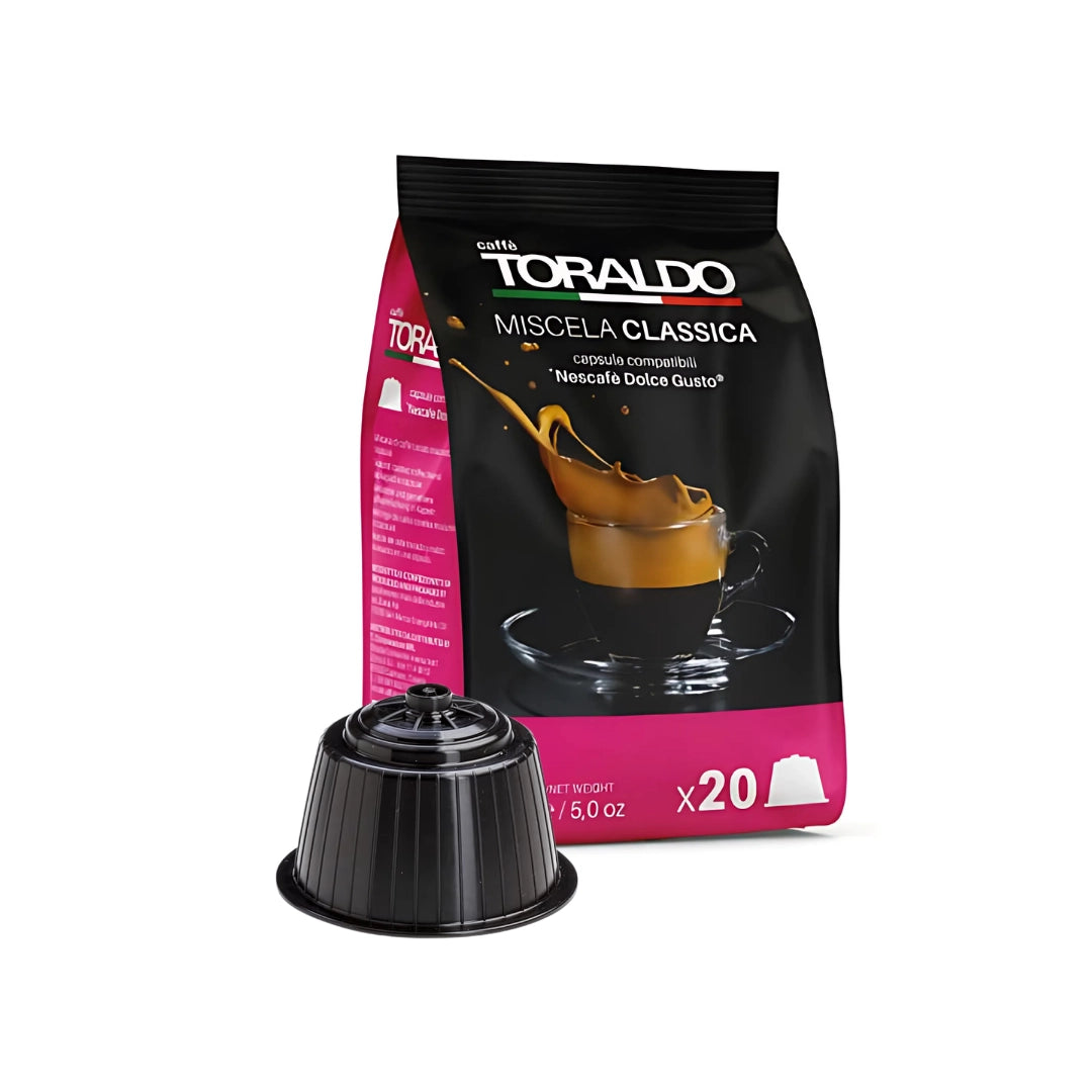 100 Capsule Caffè Toraldo compatibile Dolce Gusto miscela CLASSICA