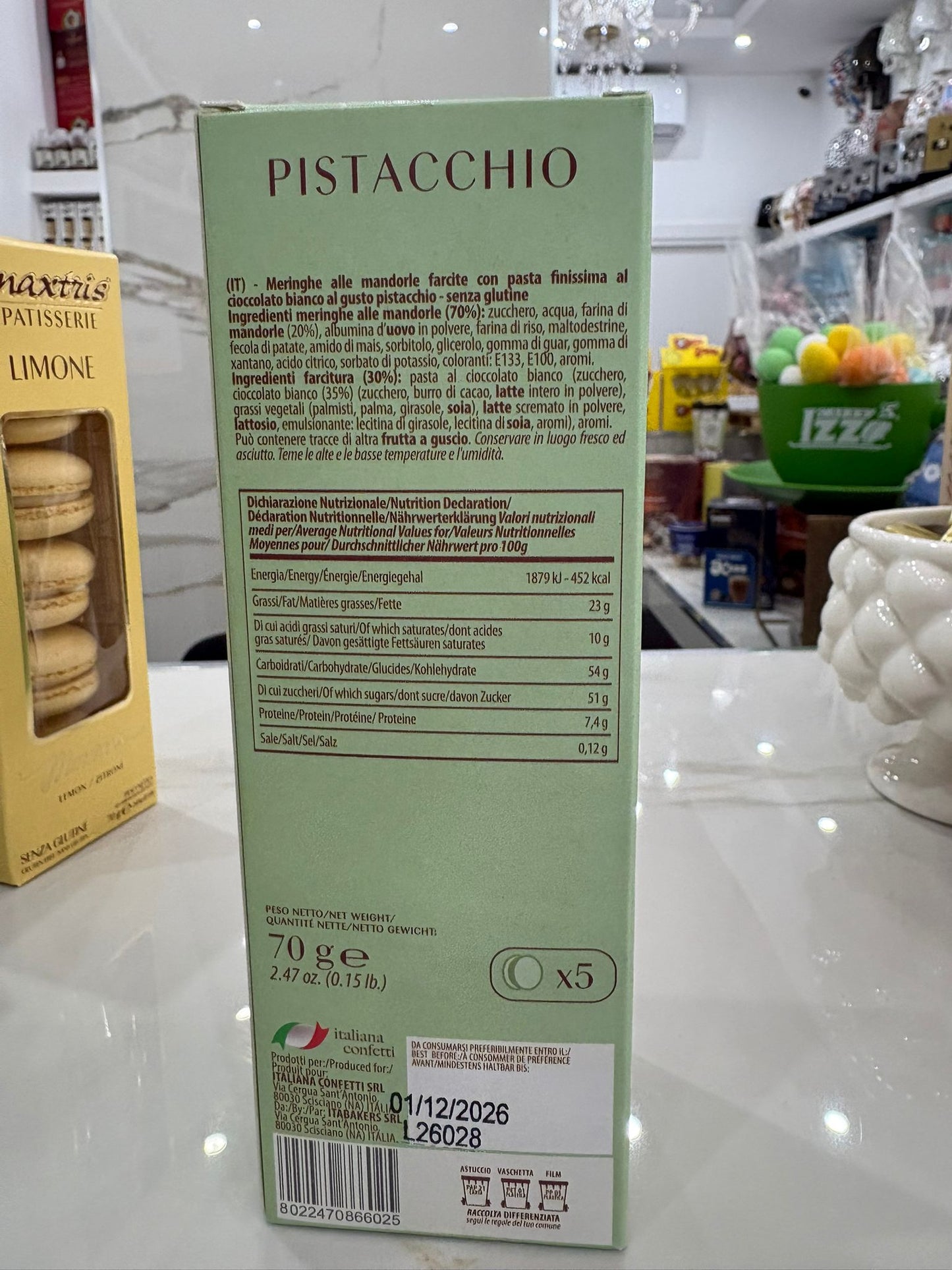 MACARONS PISTACCHIO