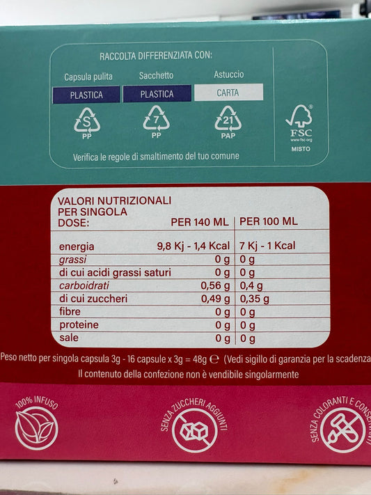 16 CPS YMALA LAVAZZA A MODO MIO FRUTTI DI BOSCO
