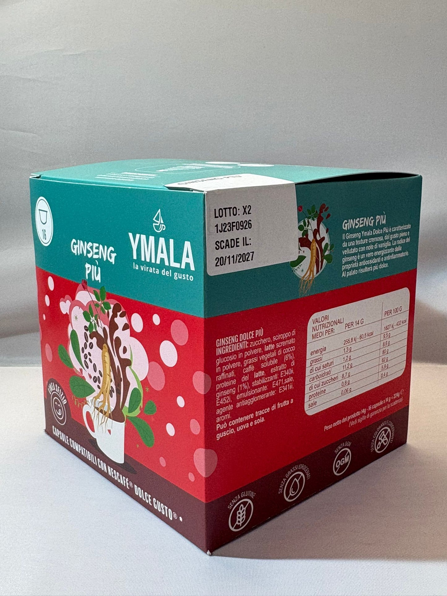 YMALA DOLCE GUSTO GINSENG PIU