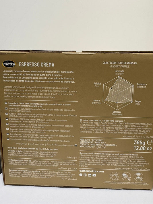 50 CIALDE CAFFE MOTTA CREMOSO E AVVOLGENTE