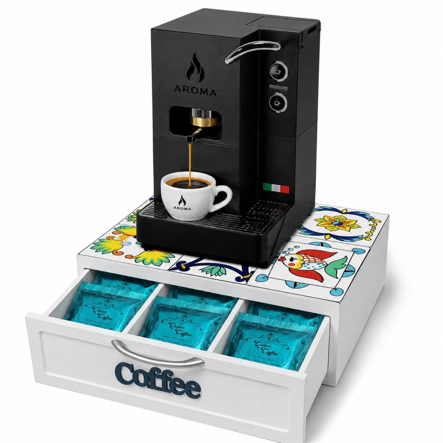 CASSETTO CIALDE e CAPSULE MAIOLICHE