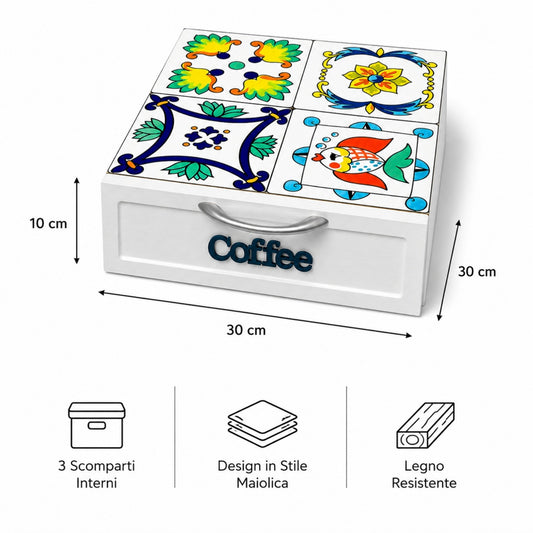 CASSETTO CIALDE e CAPSULE MAIOLICHE