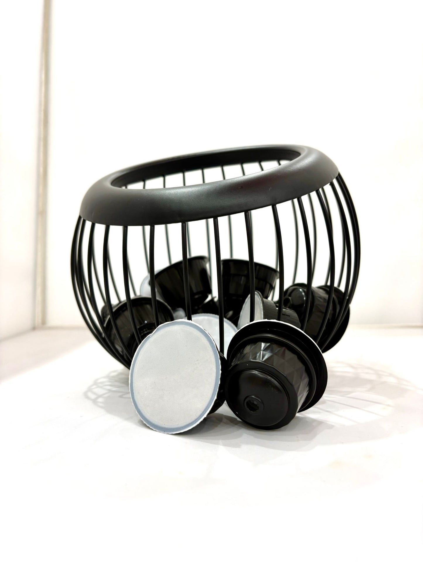 Porta capsule di colore nero