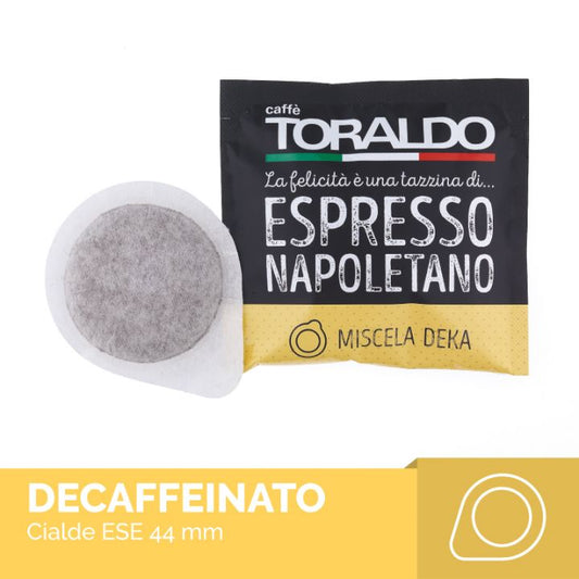 Cialde E.s.e. 44 mm Caffè Toraldo miscela DECAFFEINATA