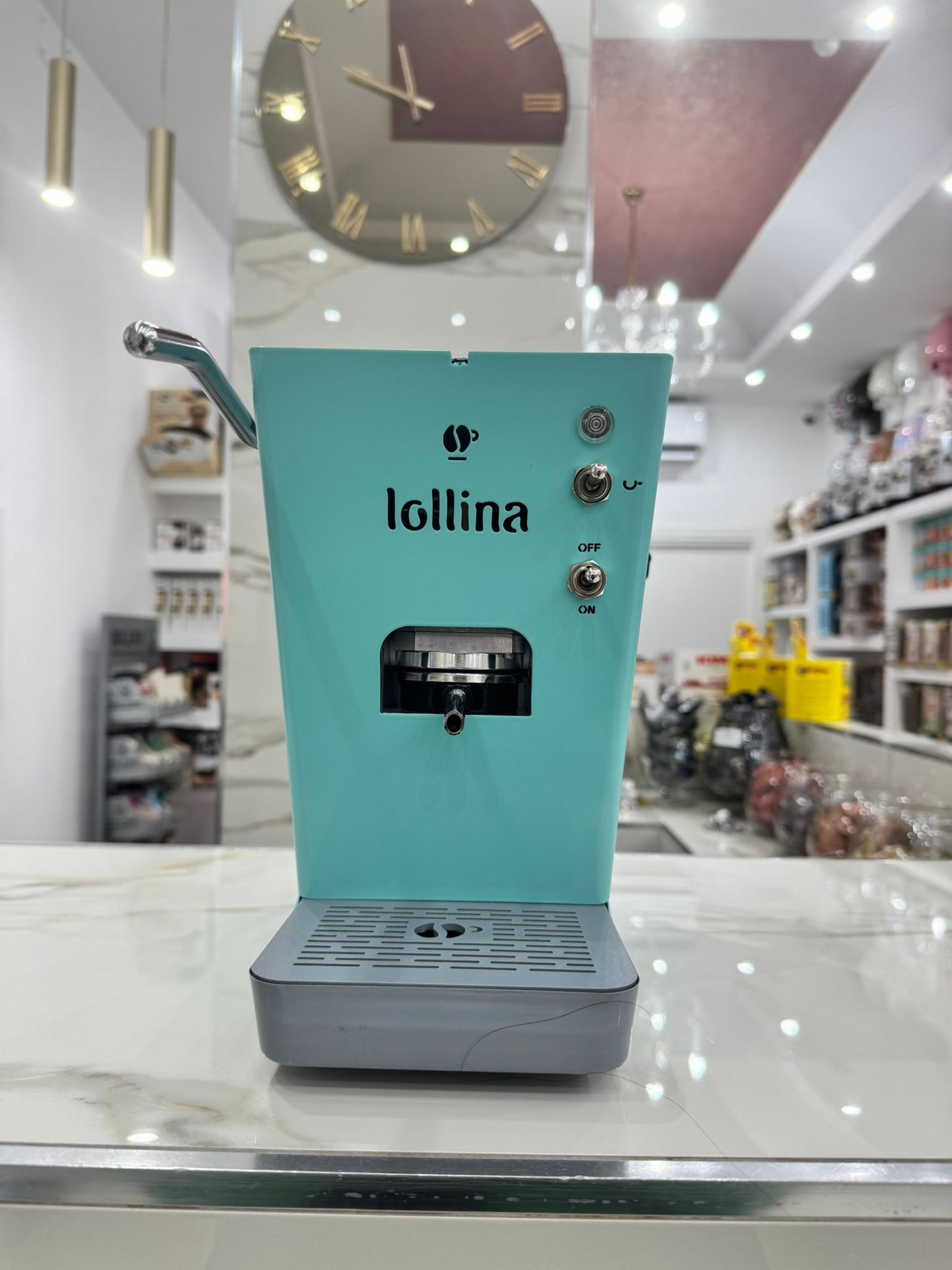 Lollo Caffè Macchina per Cialde Lollina Acquamellow + 40 Cialde in Omaggio