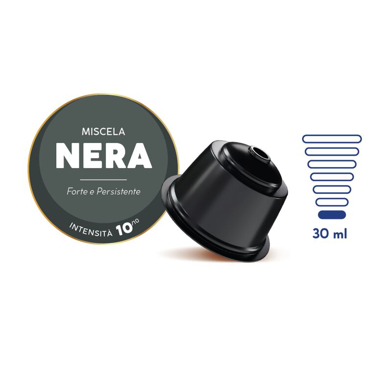 90 Capsule Borbone Compatibili con Macchine da Caffè Nescafè®* Dolce Gusto®* Miscela NERA