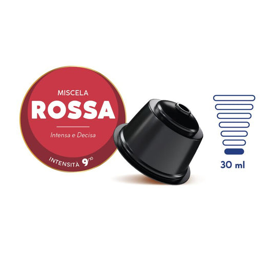 90 Capsule Borbone Compatibili con Macchine da Caffè Nescafè®* Dolce Gusto®* Miscela Rossa