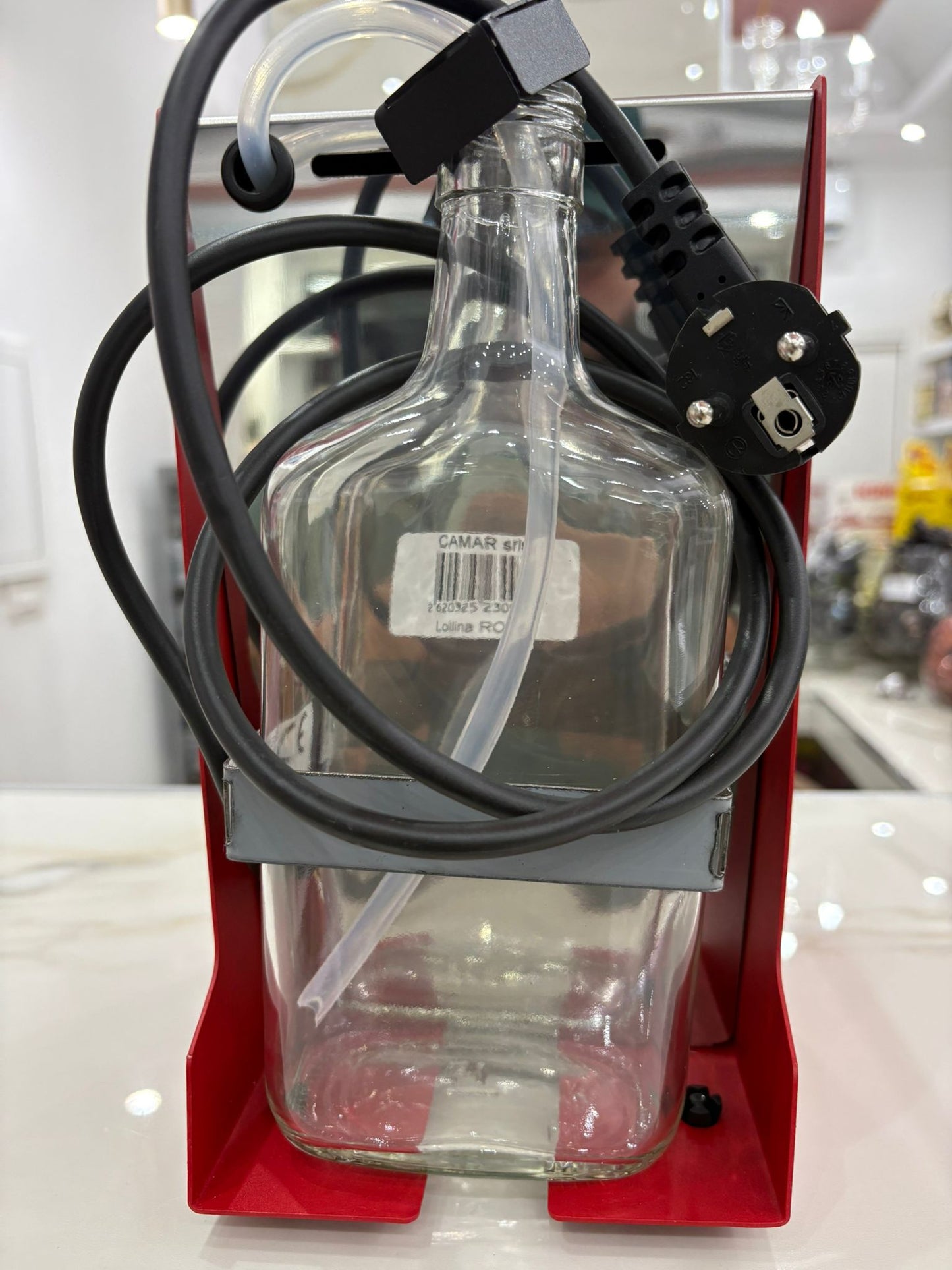 Macchina da Caffè a Cialde ESE 44mm, Rossa, con 40 Cialde Caffè Incluse