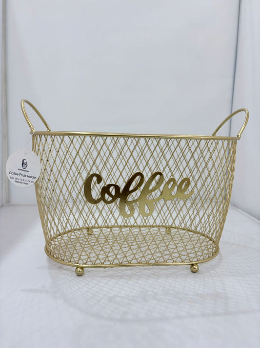 PORTA CIALDE O CAPSULE COLORE ORO