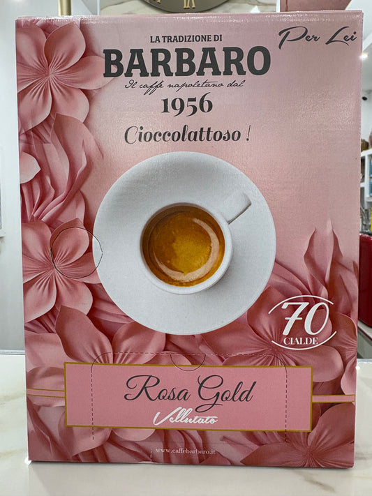 70 Cialde barbaro rosa Gold
