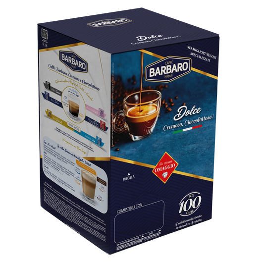 Capsule Caffè Barbaro compatibili con macchine da caffè a marchio Uno System