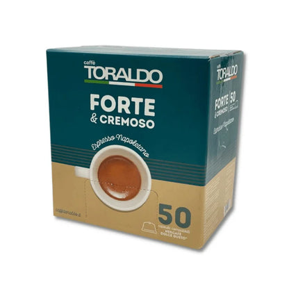 50 Capsule Caffè Toraldo compatibile Dolce Gusto miscela FORTE E CREMOSO