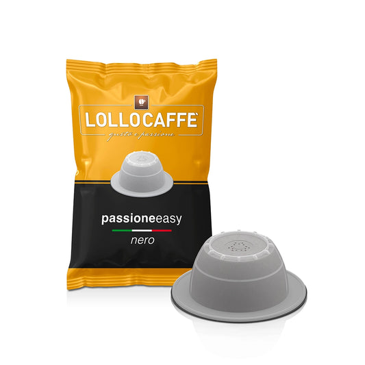 100 Capsule Caffè Lollo Compatibili BIALETTI Miscela NERA