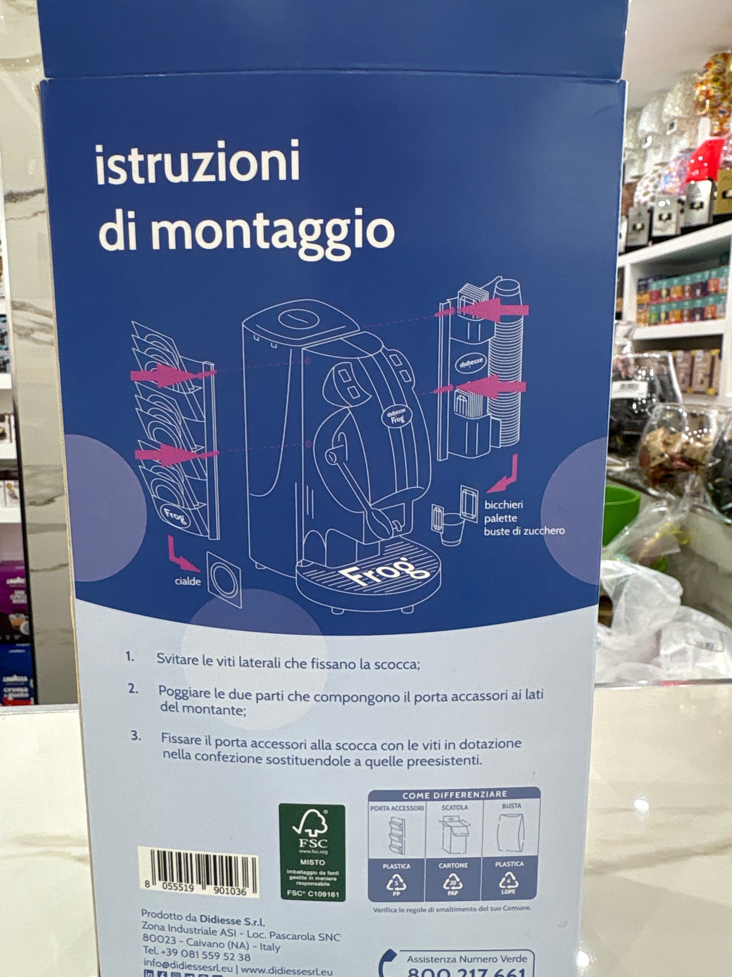 Porta accessori Frog