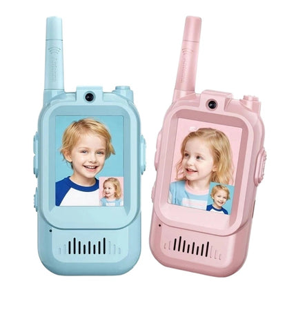 Video Walkie Talkie Ricaricabili Bambini Campeggio Videochiamata Fotocamera