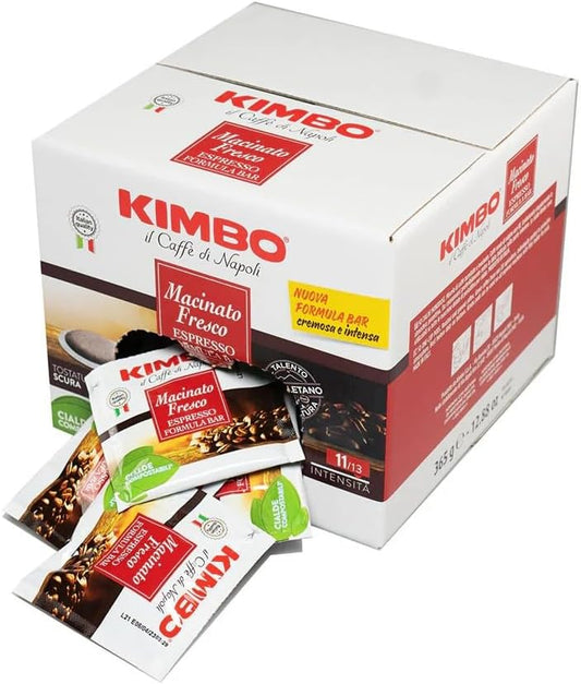 Kimbo Cialde Caffè Compostabili ESE  110 Cialde - Macinato Fresco