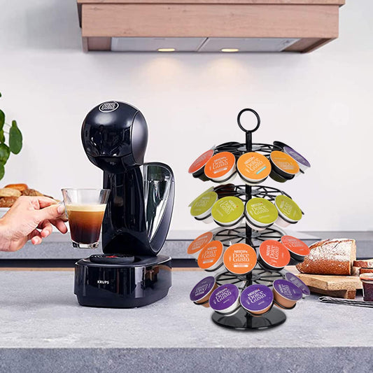 Portacapsule Caffè Compatibili e Originali, adatto per Ufficio e Cucina (Dolce Gusto®* Elena 36 Capsule)