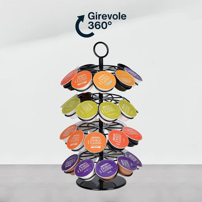Portacapsule Caffè Compatibili e Originali, adatto per Ufficio e Cucina (Dolce Gusto®* Elena 36 Capsule)
