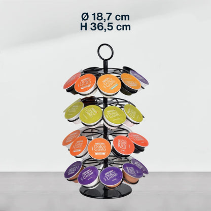 Portacapsule Caffè Compatibili e Originali, adatto per Ufficio e Cucina (Dolce Gusto®* Elena 36 Capsule)