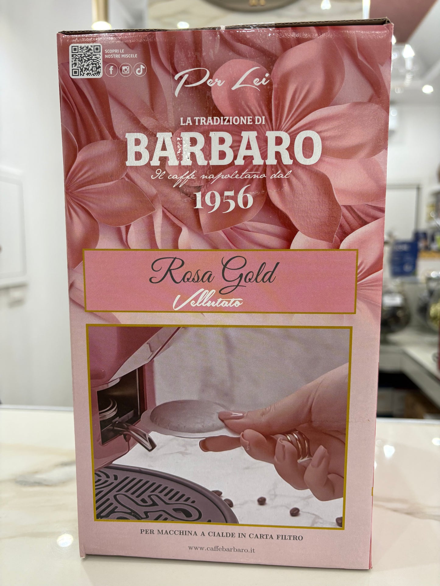 70 Cialde barbaro rosa Gold