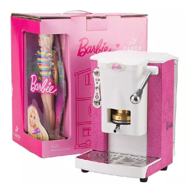 MACCHINA DA CAFFE' A CIALDE PICCOLA SLOT BARBIE EDITION PATTERN PINK ROSA (BRB03