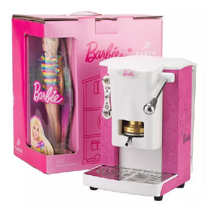 MACCHINA DA CAFFE' A CIALDE PICCOLA SLOT BARBIE EDITION PATTERN PINK ROSA (BRB03