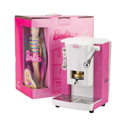 MACCHINA DA CAFFE' A CIALDE PICCOLA SLOT BARBIE EDITION PATTERN PINK ROSA (BRB03