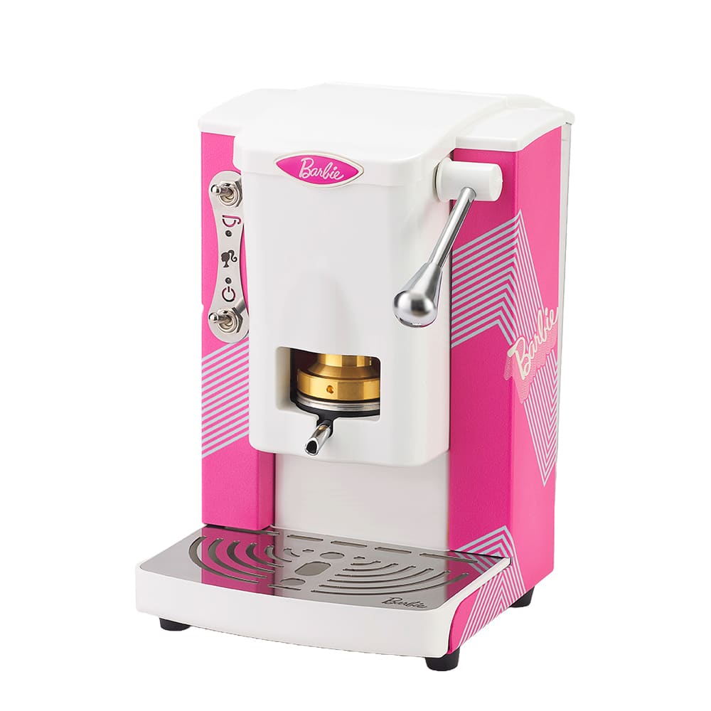 MACCHINA DA CAFFE' A CIALDE PICCOLA SLOT BARBIE EDITION PATTERN PINK ROSA (BRB03