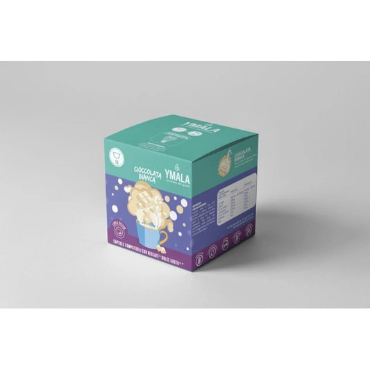 16 Capsule Compatibili Nescafè Dolce Gusto Ymala  cioccolata bianca