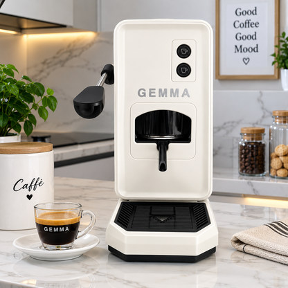 Macchina da Caffè a Cialde GEMMA AVORIO – Elegante, Compatta e Professionale