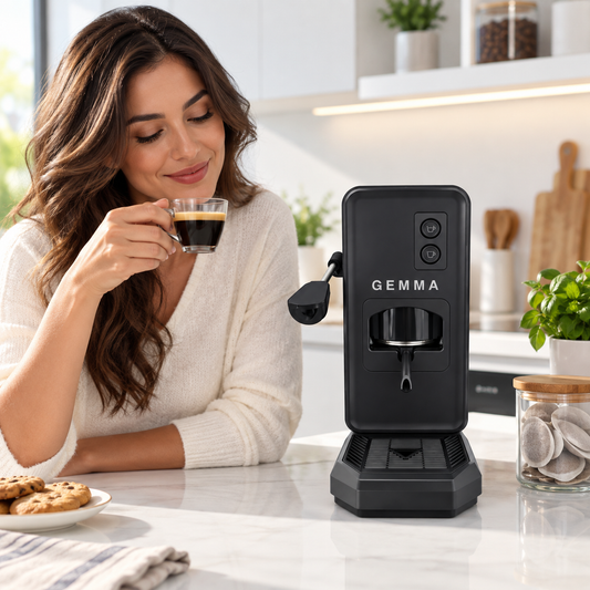 Macchina da Caffè a Cialde GEMMA – Elegante, Compatta e Professionale