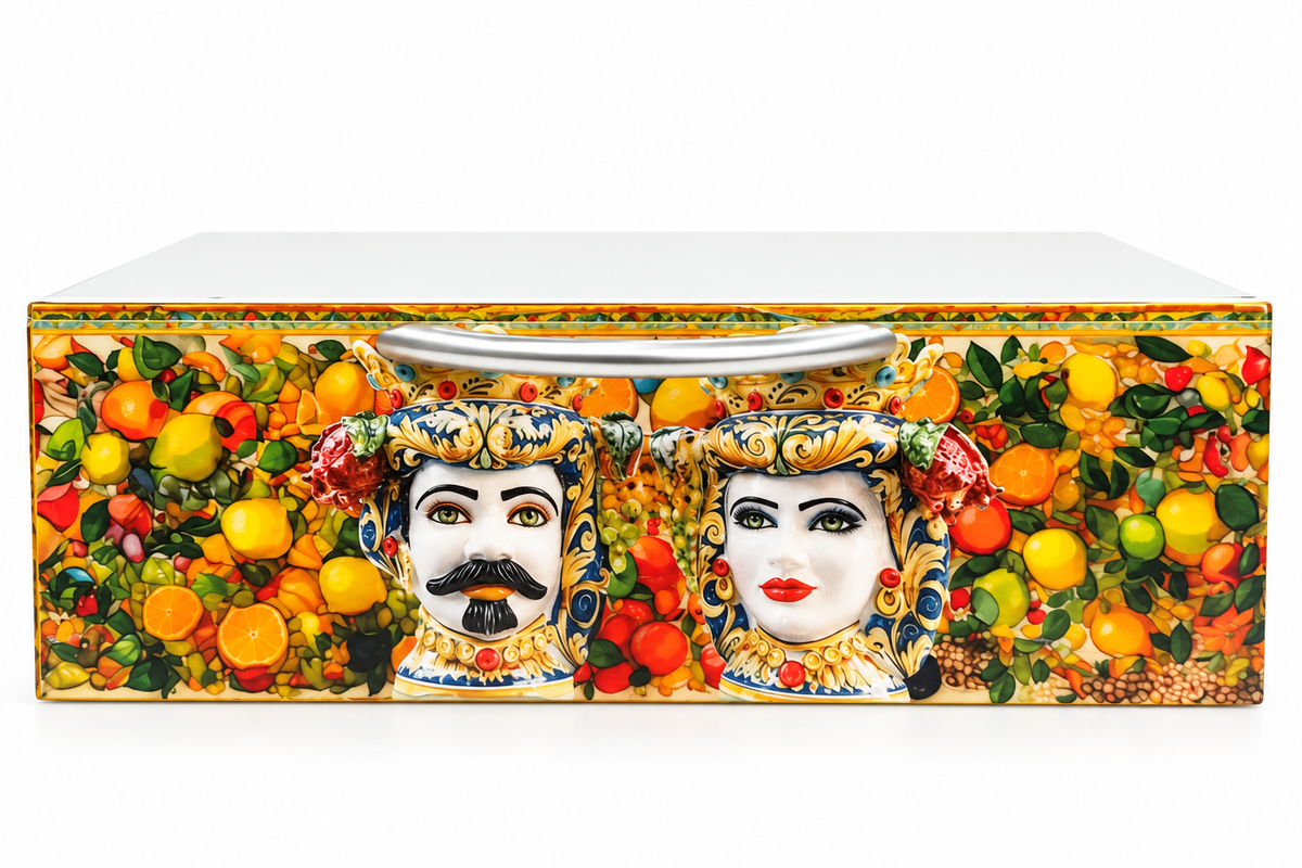 Cassetto Porta Cialde Queen Caffè – Eleganza e Stile Siciliano