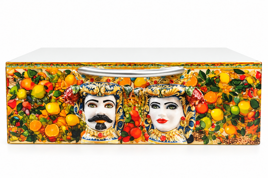Cassetto Porta Cialde Queen Caffè – Eleganza e Stile Siciliano