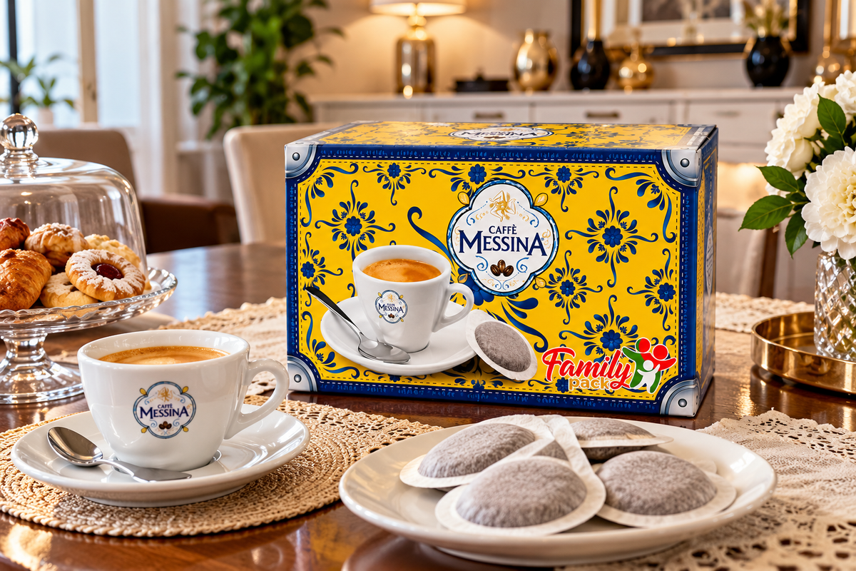 Caffè Messina Family Pack – Cialde per Macchina da Caffè – Confezione Famiglia