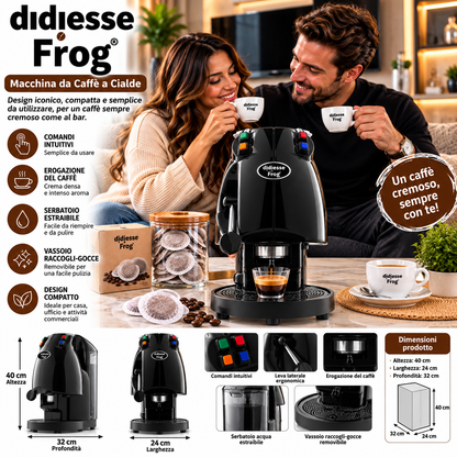 Macchina da Caffè a Cialde Didiesse Frog – Design Compatto e Iconico (Copia) (Copia)