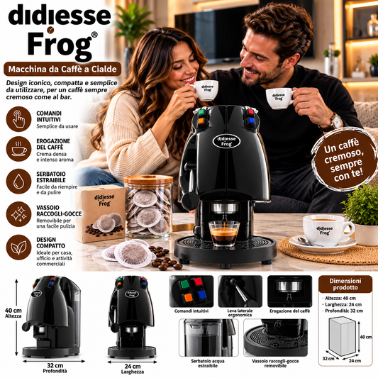 Macchina da Caffè a Cialde Didiesse Frog – Design Compatto e Iconico (Copia) (Copia)