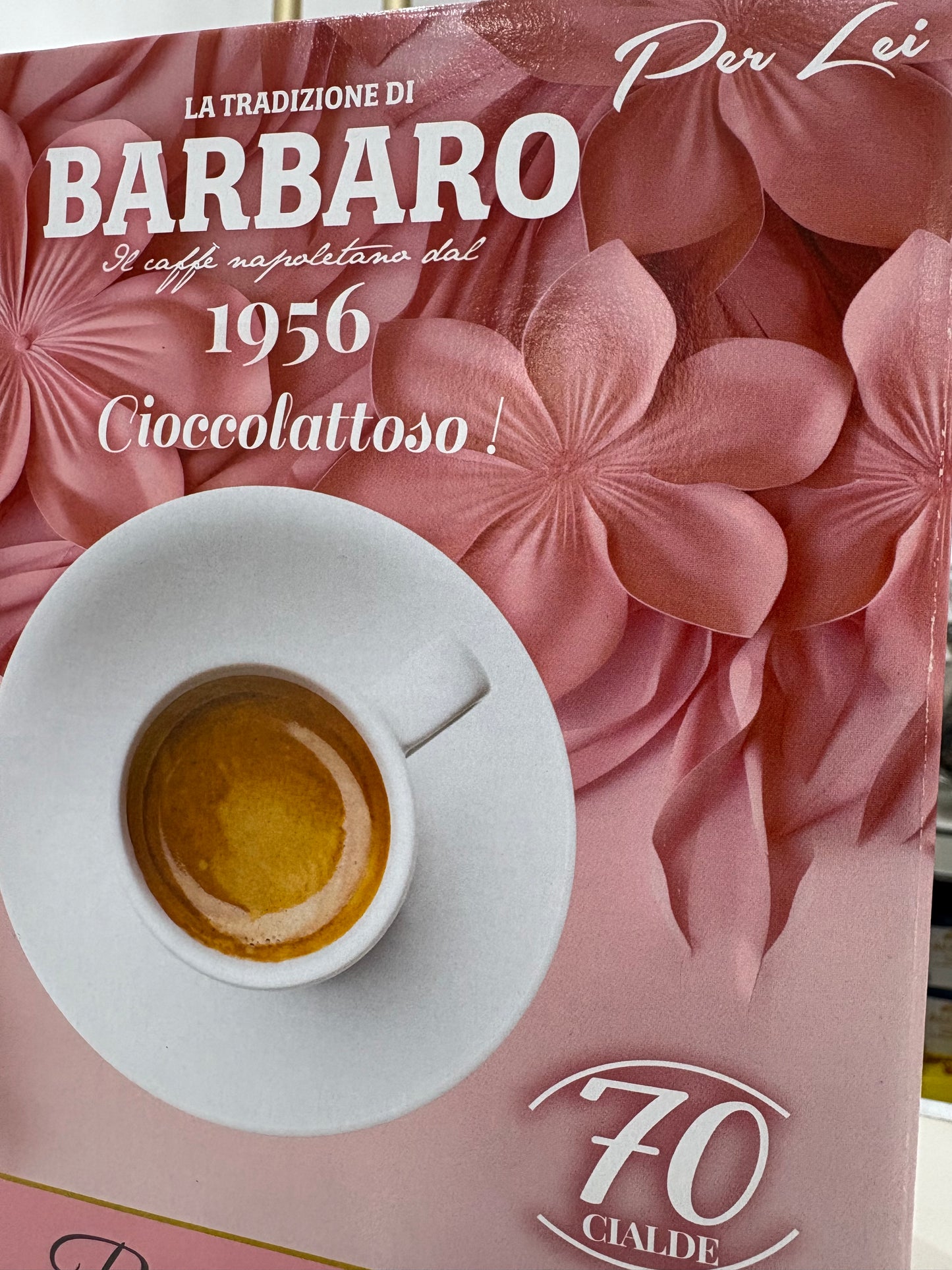 70 Cialde barbaro rosa Gold