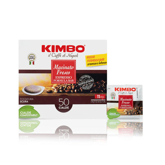 50 Cialde E.s.e. 44 mm Caffè Kimbo miscela MACINATO FRESCO