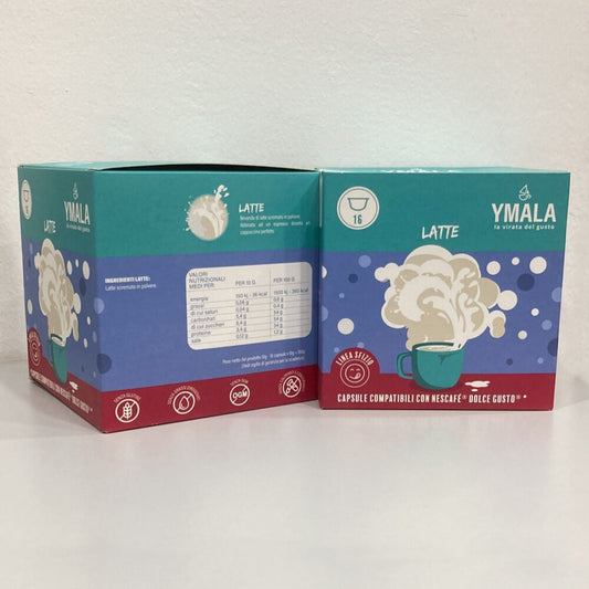 16 Capsule Compatibili Nescafè Dolce Gusto Ymala  latte