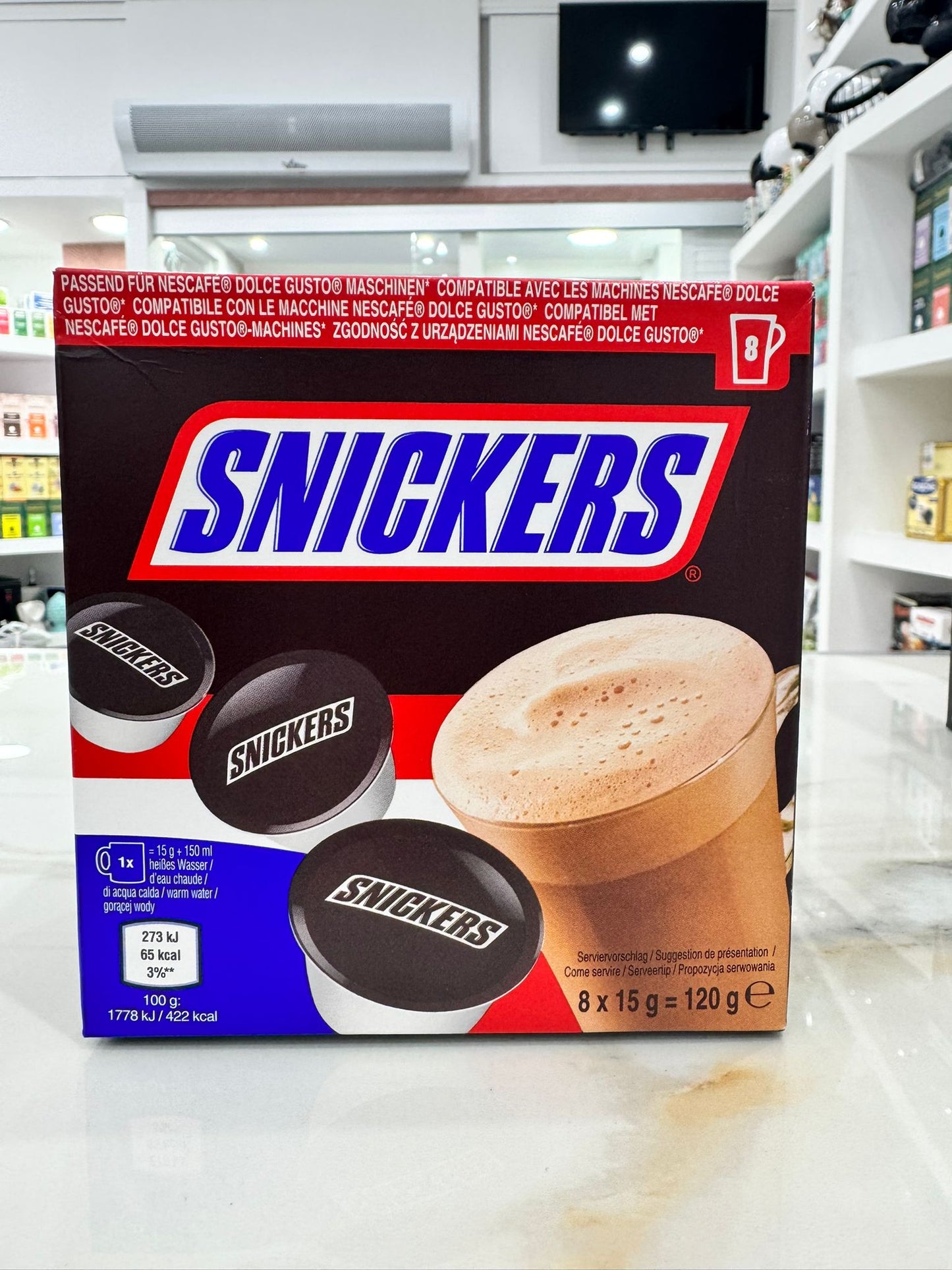 8 CPS  SNICKERS DOLCE GUSTO