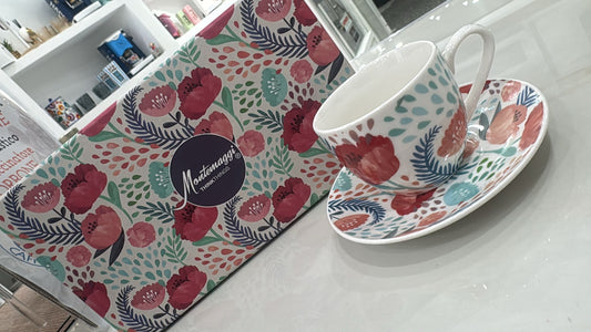 MONTEMAGGI SET DI TAZZINE DA CAFFFE IN PORCELLANA